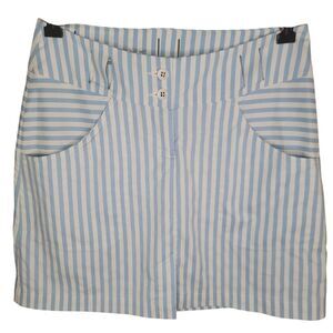 Nike Golf Tour Performance Dri-FIT Striped Mini Skirt Size 2